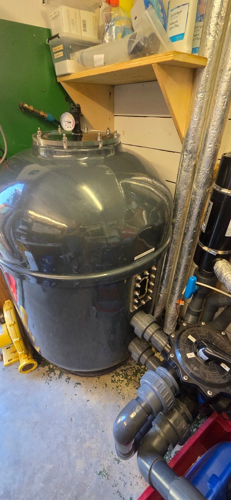 Zwembadinstallatie compleet, Ophalen, Gebruikt
