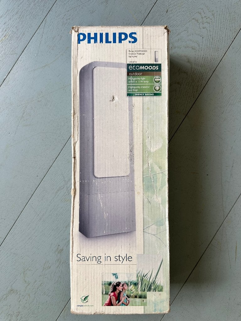 Buitenlamp Philips ecomoods nieuw, Staande lamp, Ophalen of Verzenden, Netvoeding, 50 tot 250 watt