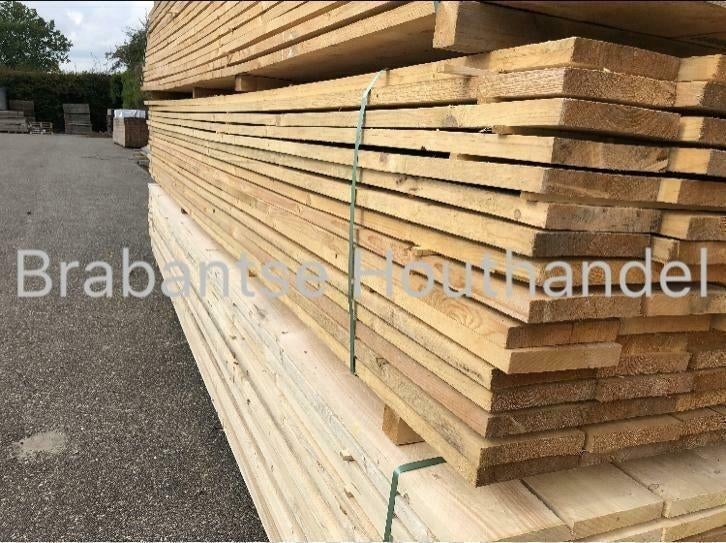 Mega stuntprijzen DOUGLAS/VUREN steigerhout!, 1 tot 2 meter, Minder dan 3 meter, Ophalen of Verzenden, Nieuw