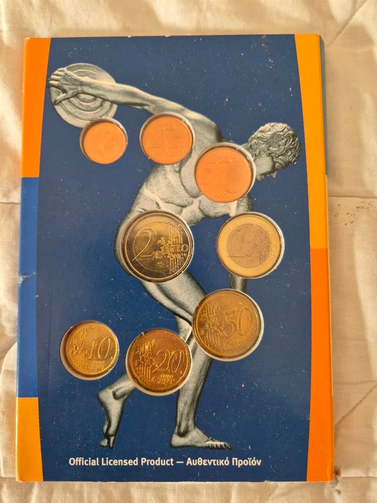 Grieks Euro Muntset 2004 Olympische Spelen Athene, Verzenden, Griekenland, Overige waardes, Setje