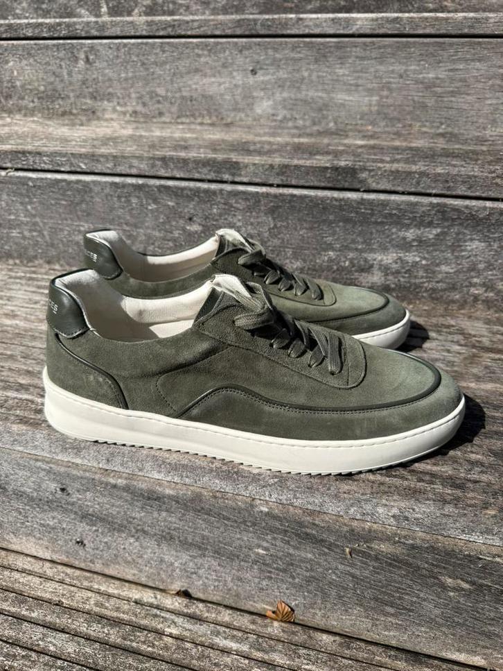 Filling Pieces Sneakers Mondo donkergroen maat 45 heren, Kleding | Heren, Verzenden, Zo goed als nieuw