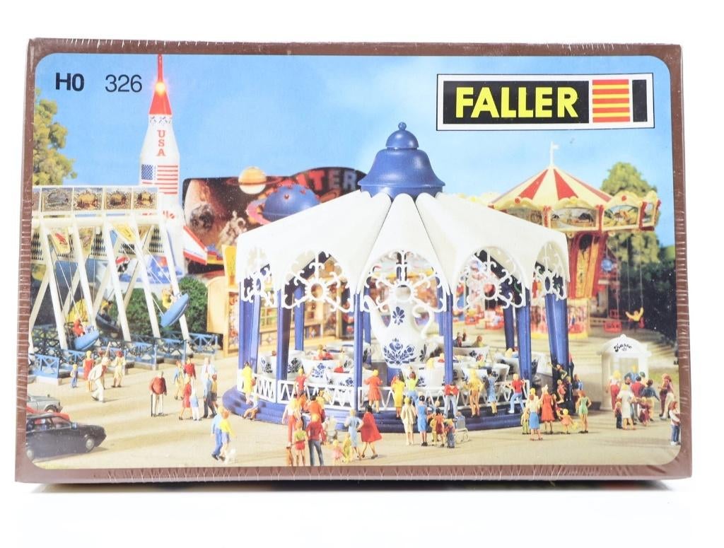 FALLER H) 326: carrousel "Koffiekoppen", met motor, Wisselstroom, Overige typen, Nieuw, Ophalen of Verzenden