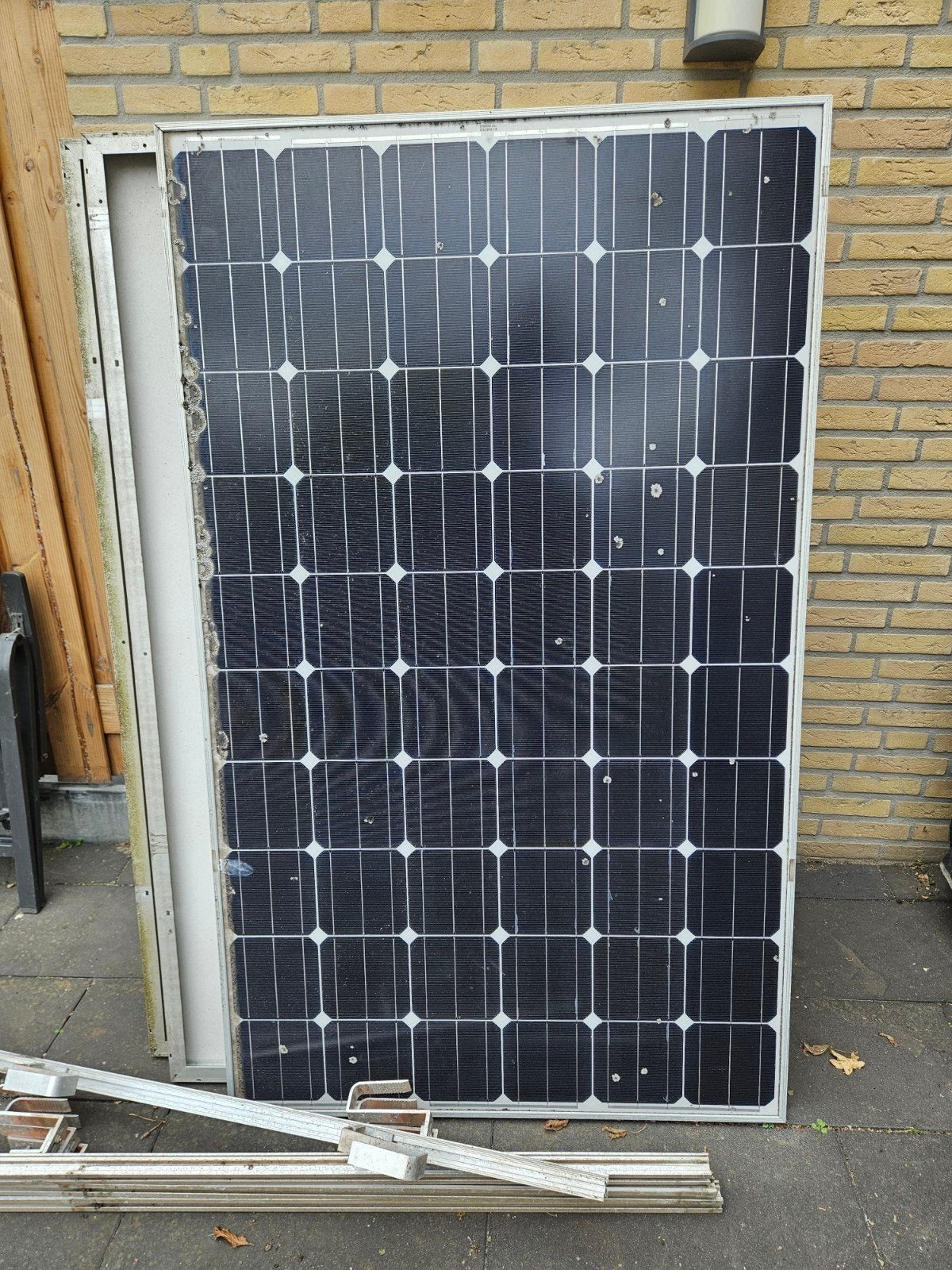 7 panelen + SMA omvormer + montagemateriaal, Ophalen