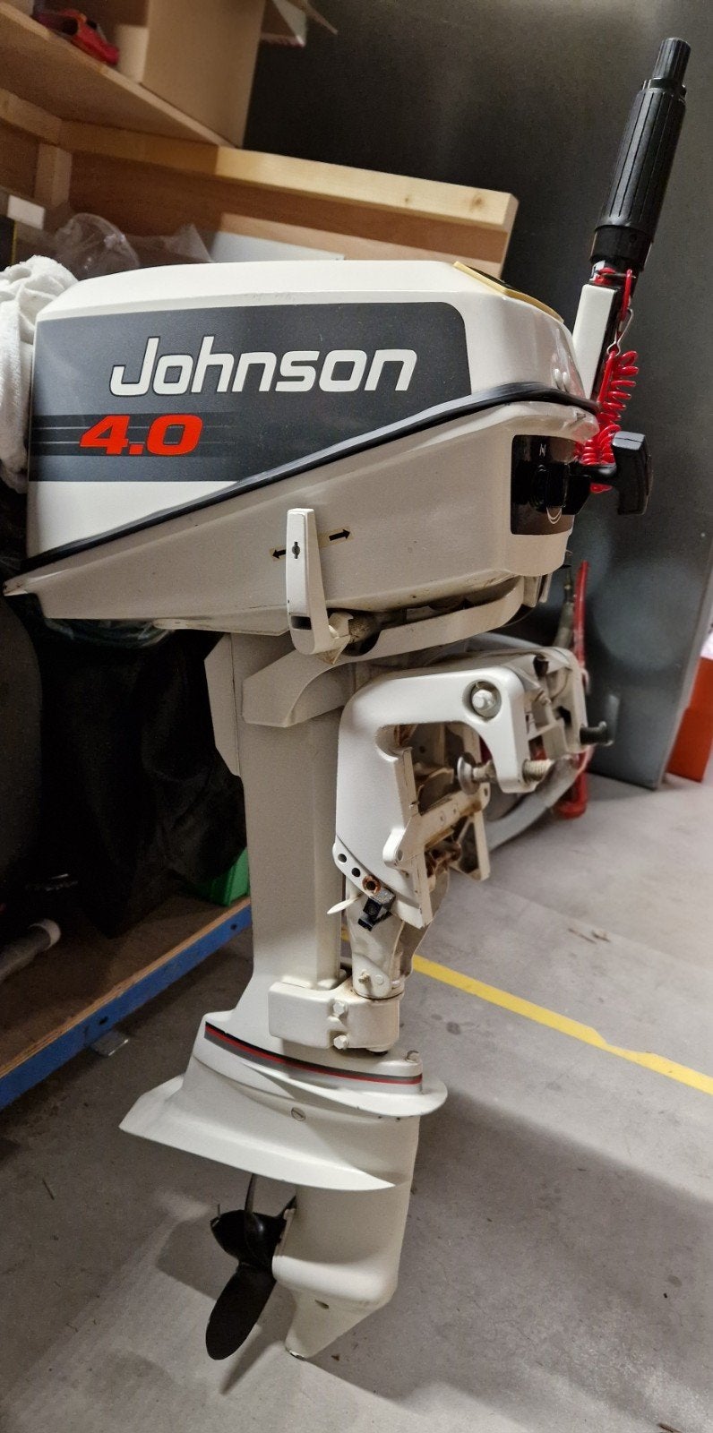 Johnson 4pk deluxe 1993 prachtige staat !, Watersport en Boten, Ophalen, Minder dan 5 pk, Zo goed als nieuw, Buitenboordmotor