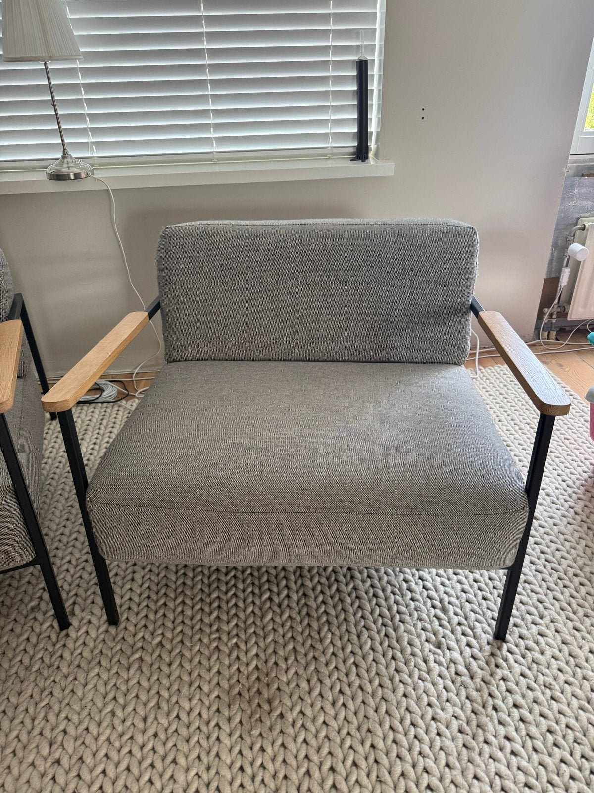 2x Studio Henk fauteuils te koop, Ophalen, Twee, Zo goed als nieuw, Grijs