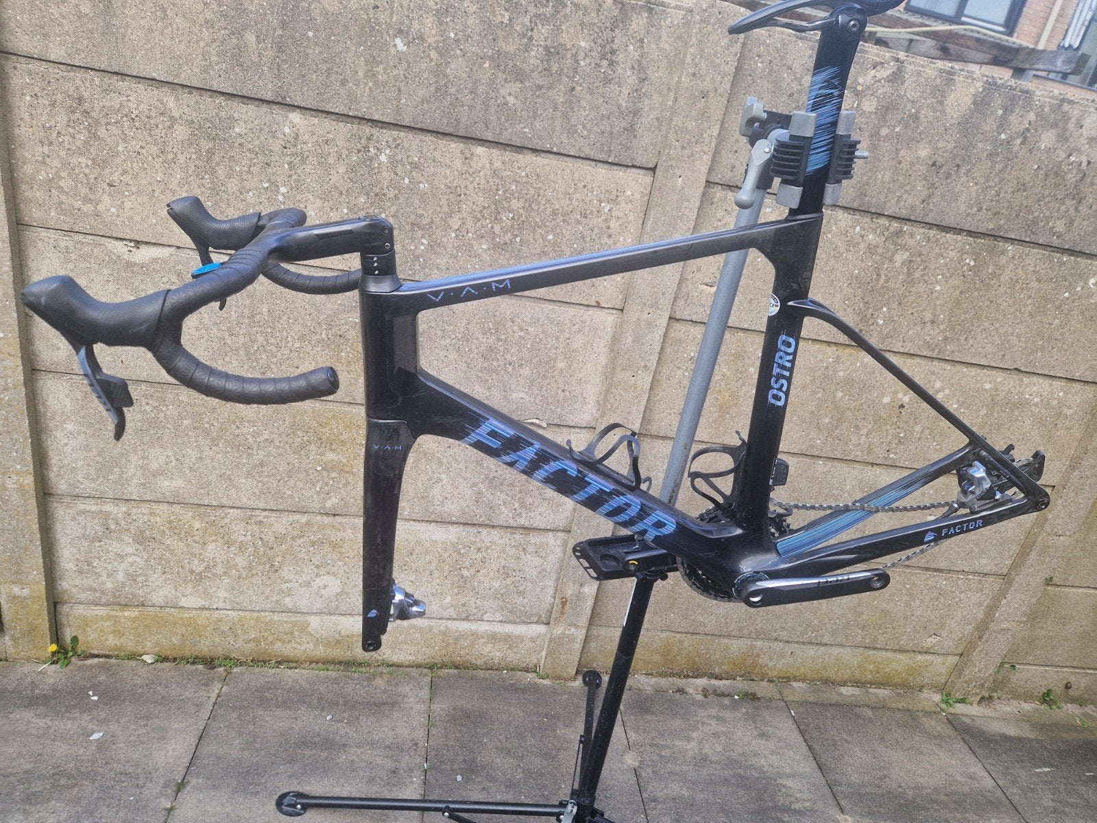 Frameset Factor Ostro V.A.M Maat 58, Overige merken, 28 inch, Carbon, Heren