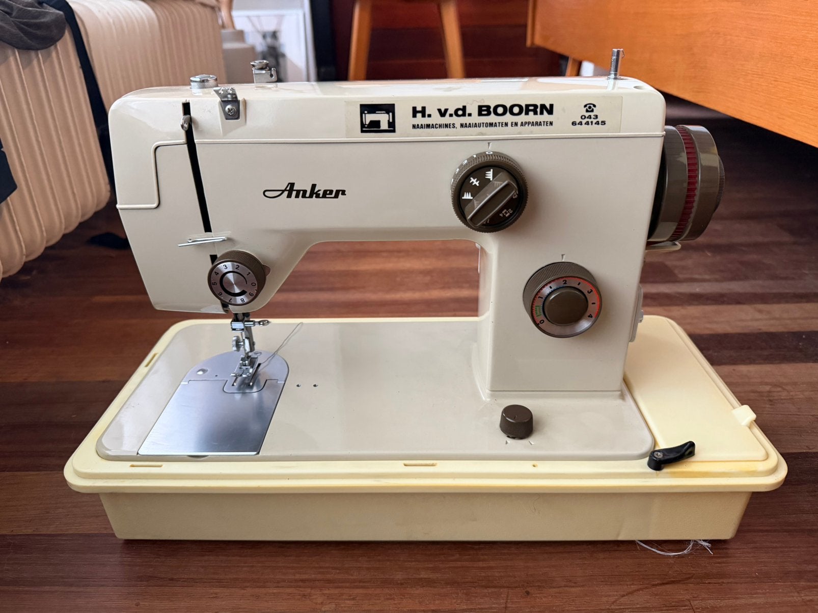 Vintage Anker naaimachine/motor na te kijken!, Ophalen, Gebruikt, Naaimachine, Overige merken