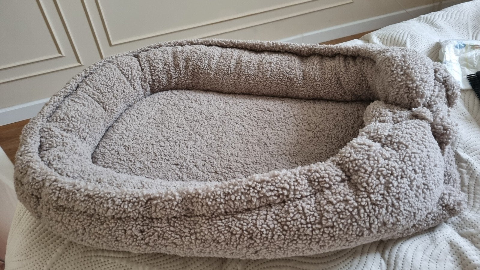 Teddy Babynest - Babyly - Taupe, Ophalen of Verzenden, Overige typen