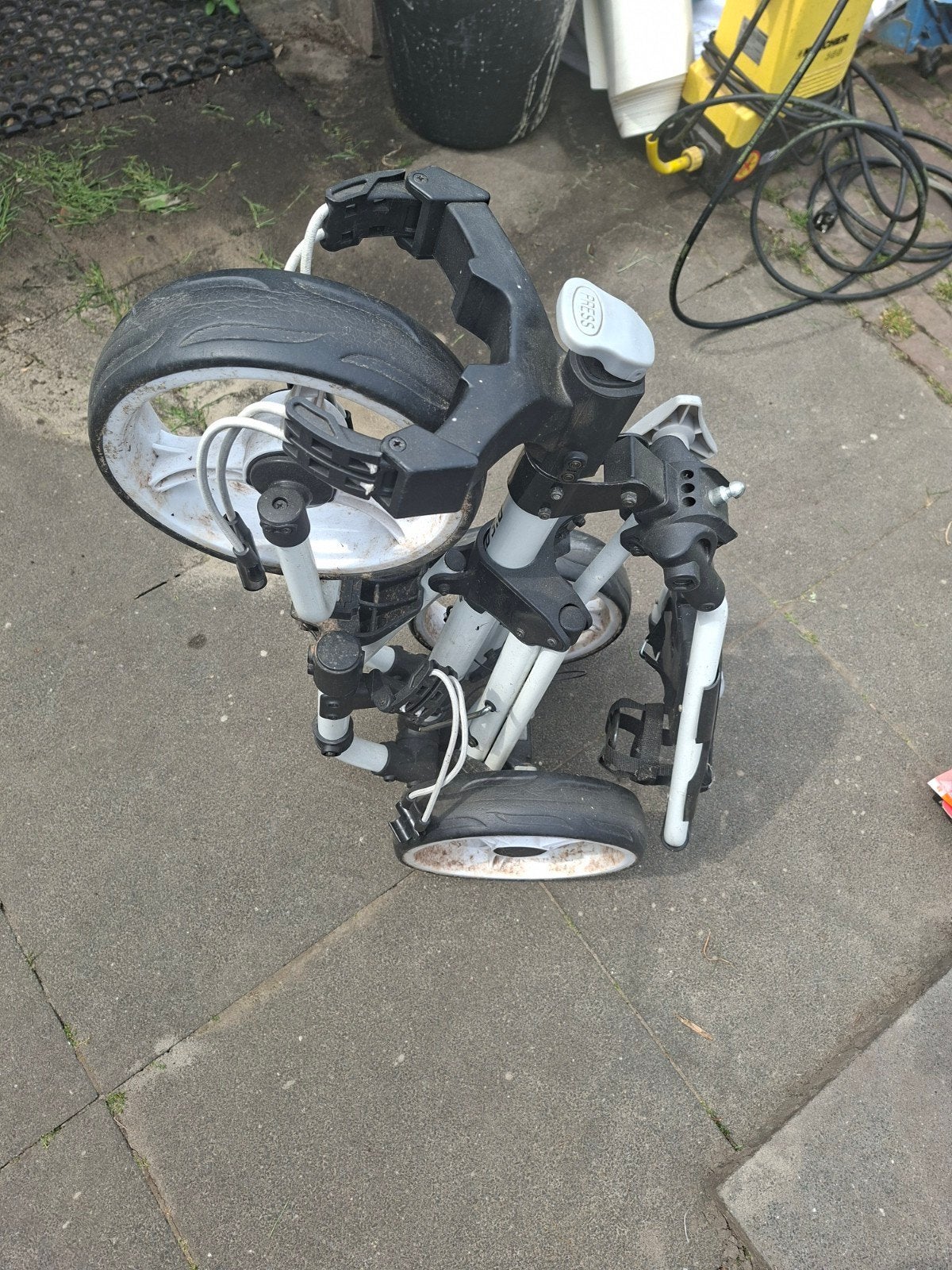 Golftrolley, Ophalen