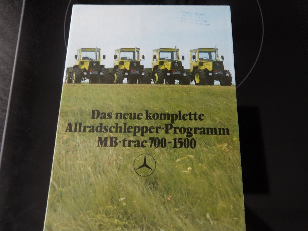 MB-trac 700-1500 Allradschlepper-Programm Catalogus, Onbekend, Verzenden, Zo goed als nieuw, Catalogus