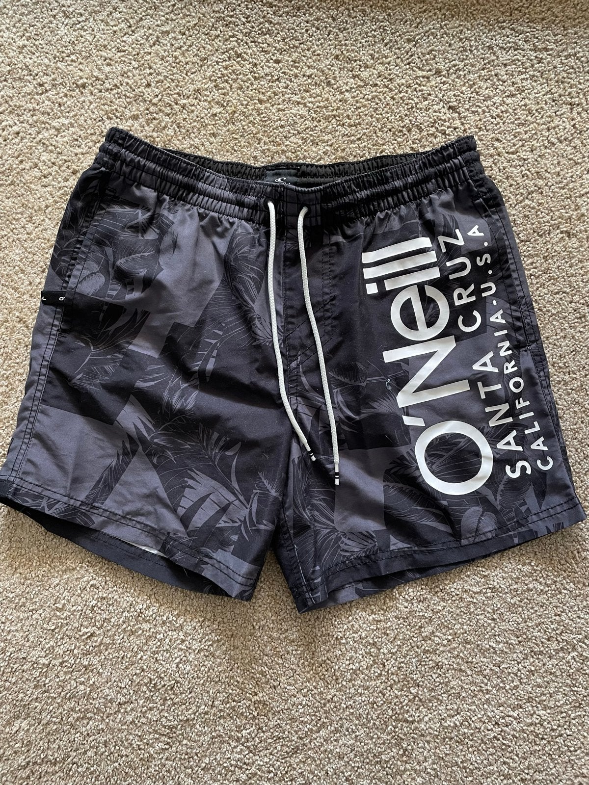 O'Neill antraciet zwemshort maat S, Kleding | Dames, Ophalen of Verzenden, Zo goed als nieuw, Grijs, Zwembroek of Short