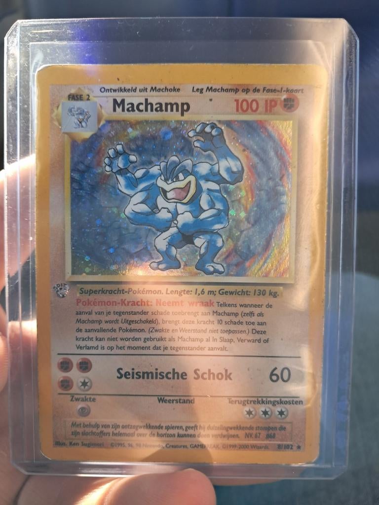 Pokémon Kaarten: Machamp, Hitmonchan, Mismagius (Foil), Ophalen of Verzenden, Zo goed als nieuw, Meerdere kaarten, Foil
