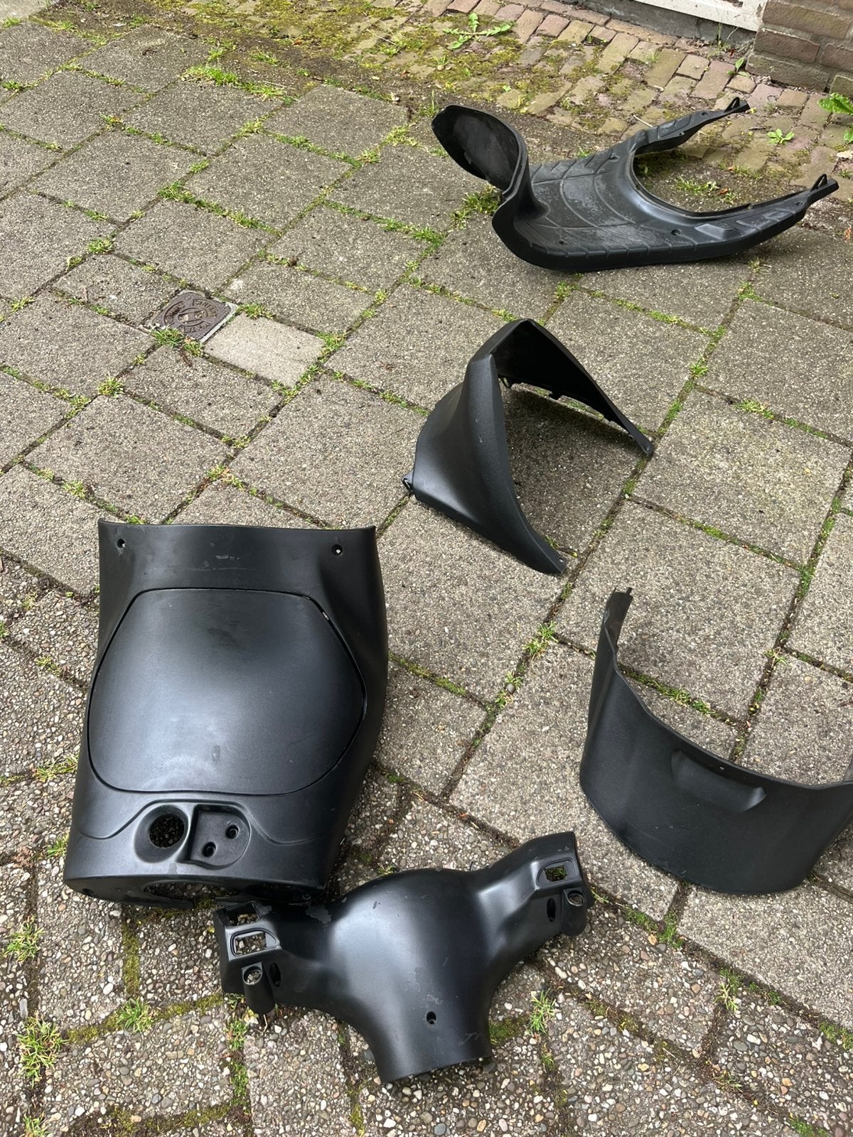 Piaggio zip orginele binnenkappen gebruikt maar nog heel, Ophalen of Verzenden, Gebruikt, Kap, Piaggio