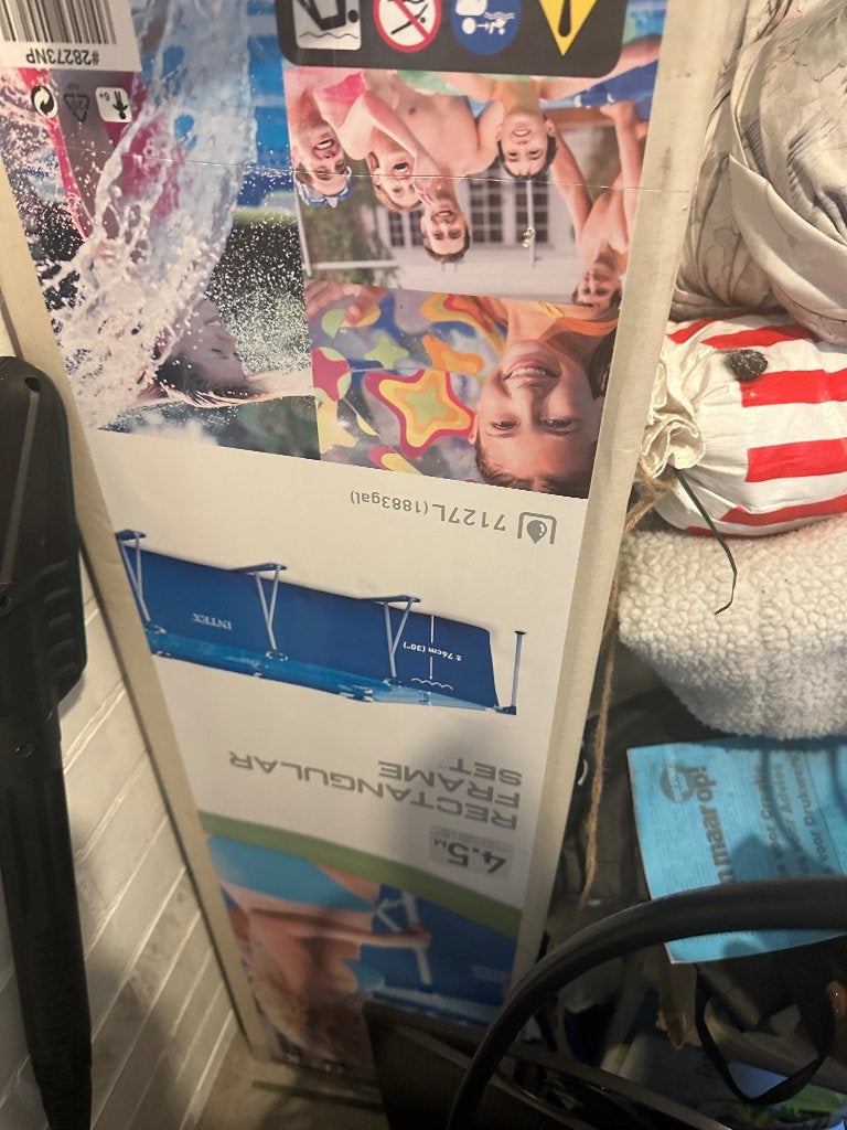 Te koop intex zwembad, Ophalen, Zo goed als nieuw, Rechthoekig, Minder dan 80 cm