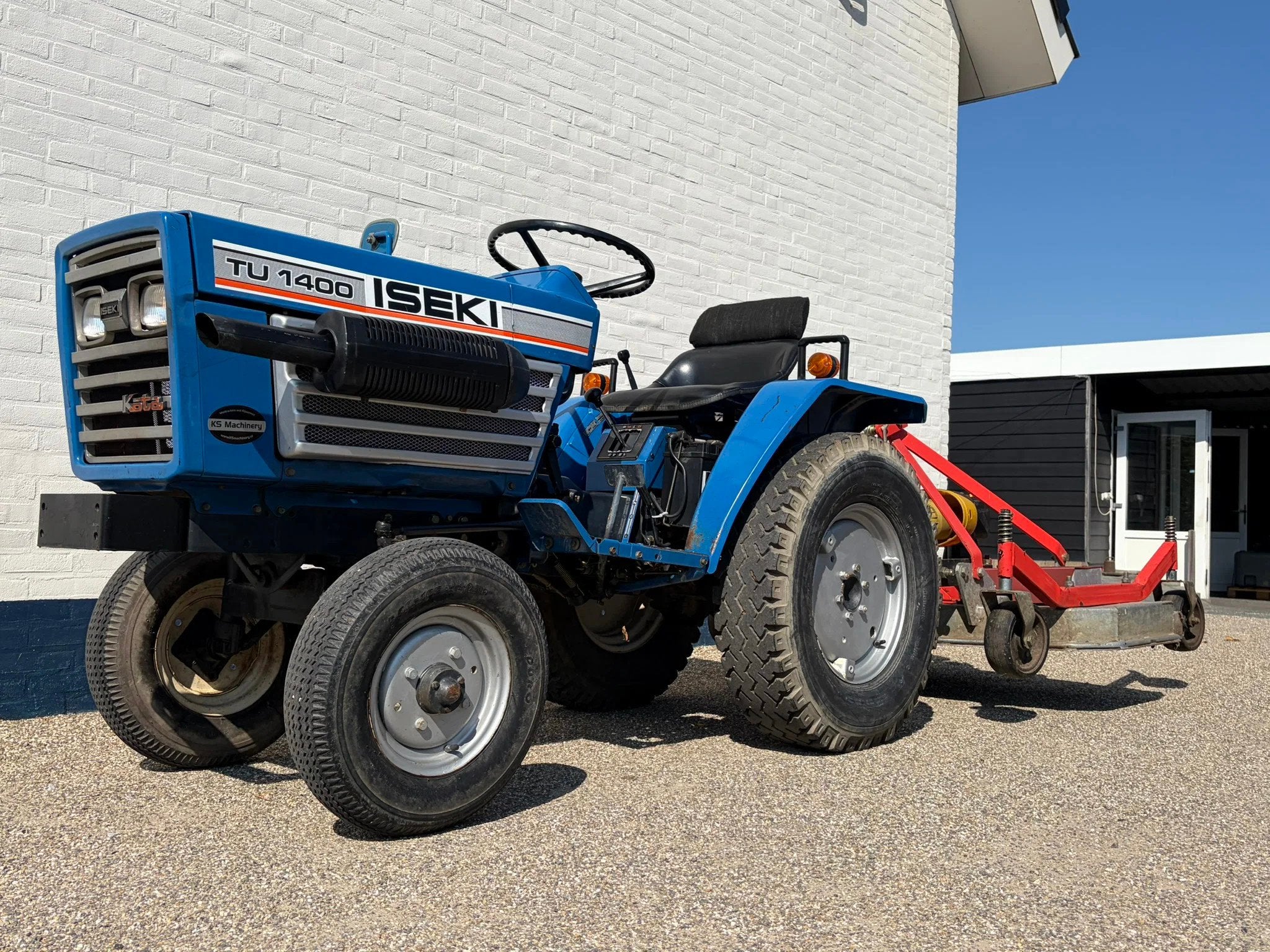 Iseki 17pk 2WD op Gazonbanden compleet met bloter / cirkelma, Gebruikt, Tot 80 Pk, Overige merken