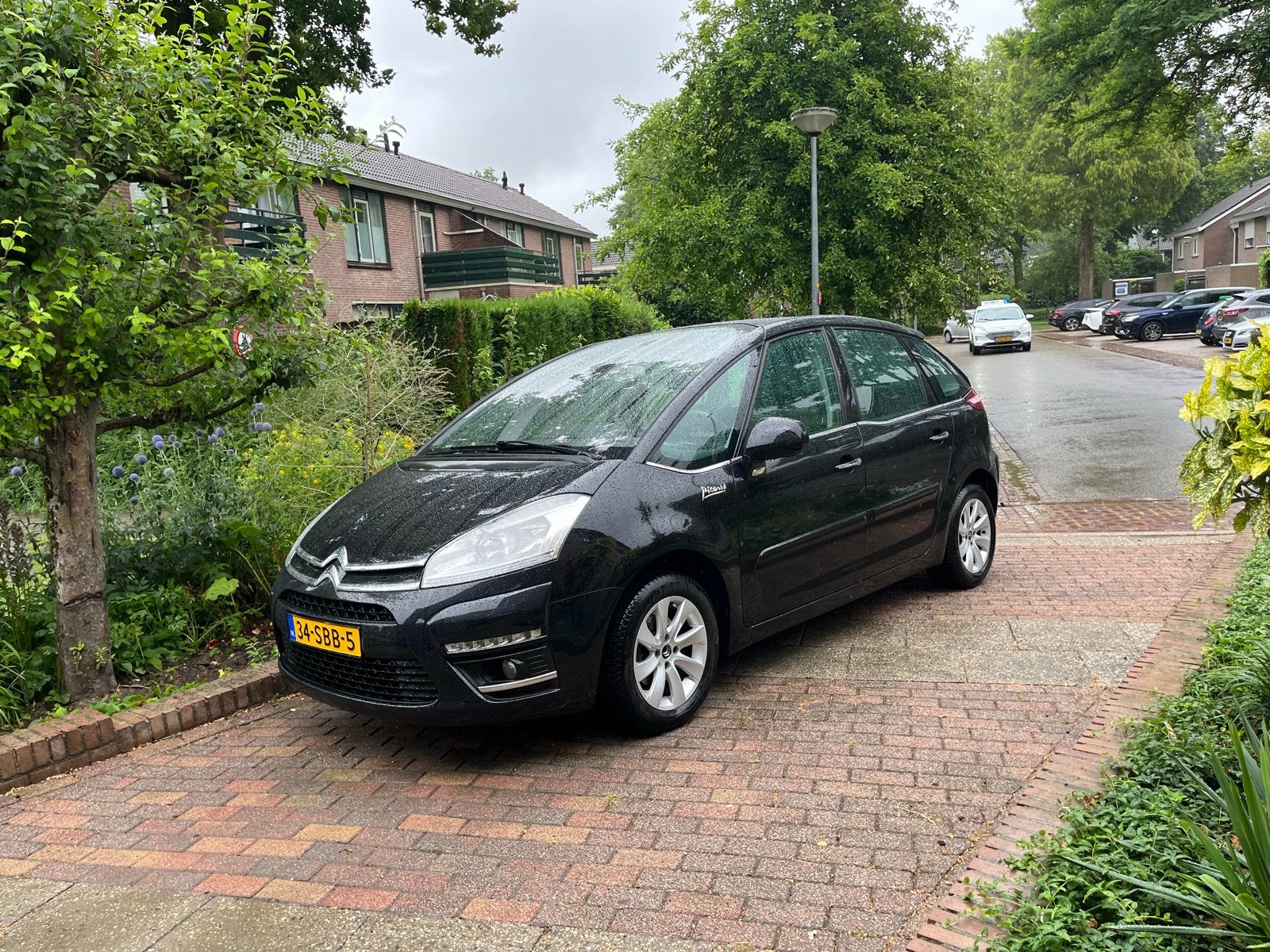 Citroën Picasso C4 1.6 VTI 5-ZITS 2011 Zwart, Voorwielaandrijving, Stof, Zwart, 4 cilinders