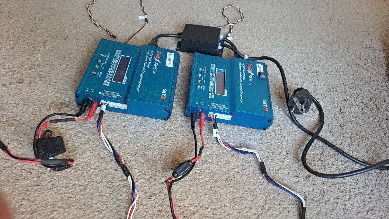 iMAX B6AC v2 Duo Lader Set - RC Acculaders, Verzenden, Gebruikt