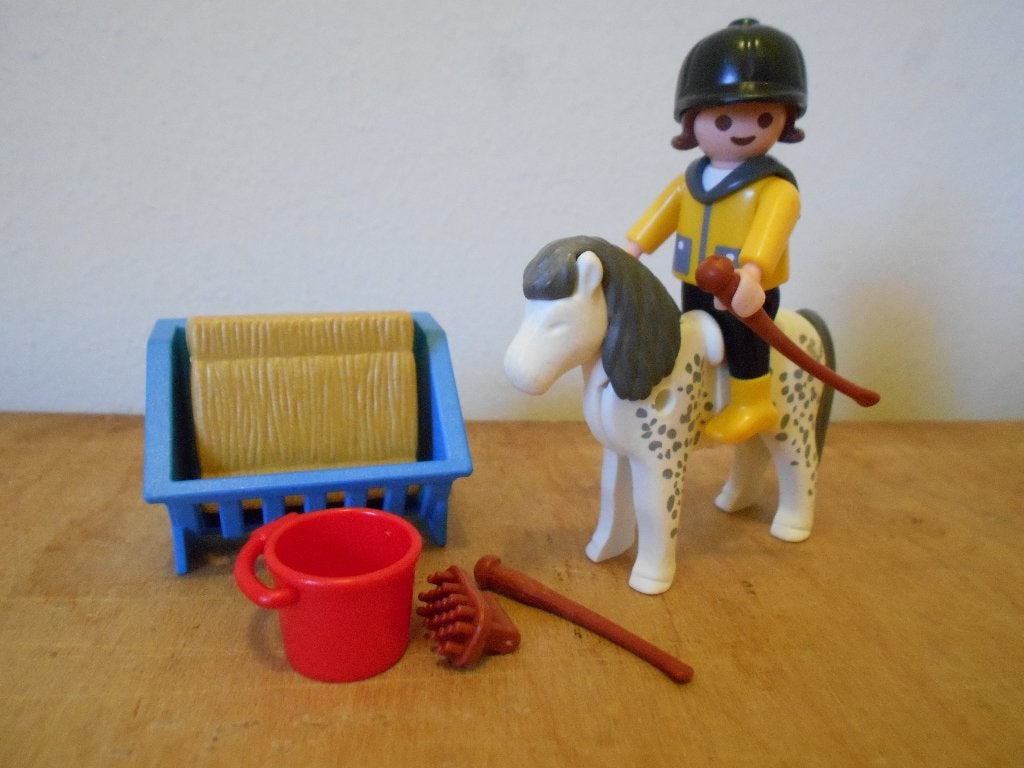 Playmobil 319 meisje met pony, Gebruikt, Complete set, Ophalen of Verzenden, Country