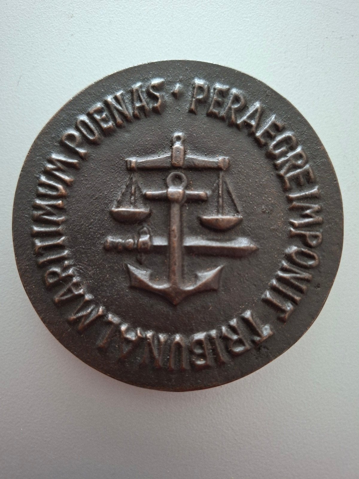 Historische Penning Scheepvaart en Rechtspraak 1909-1959, Verzenden, Overige materialen