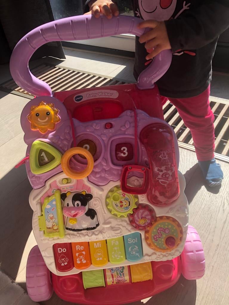VTech Babywalker met activiteitenpaneel, Ophalen of Verzenden, Zo goed als nieuw