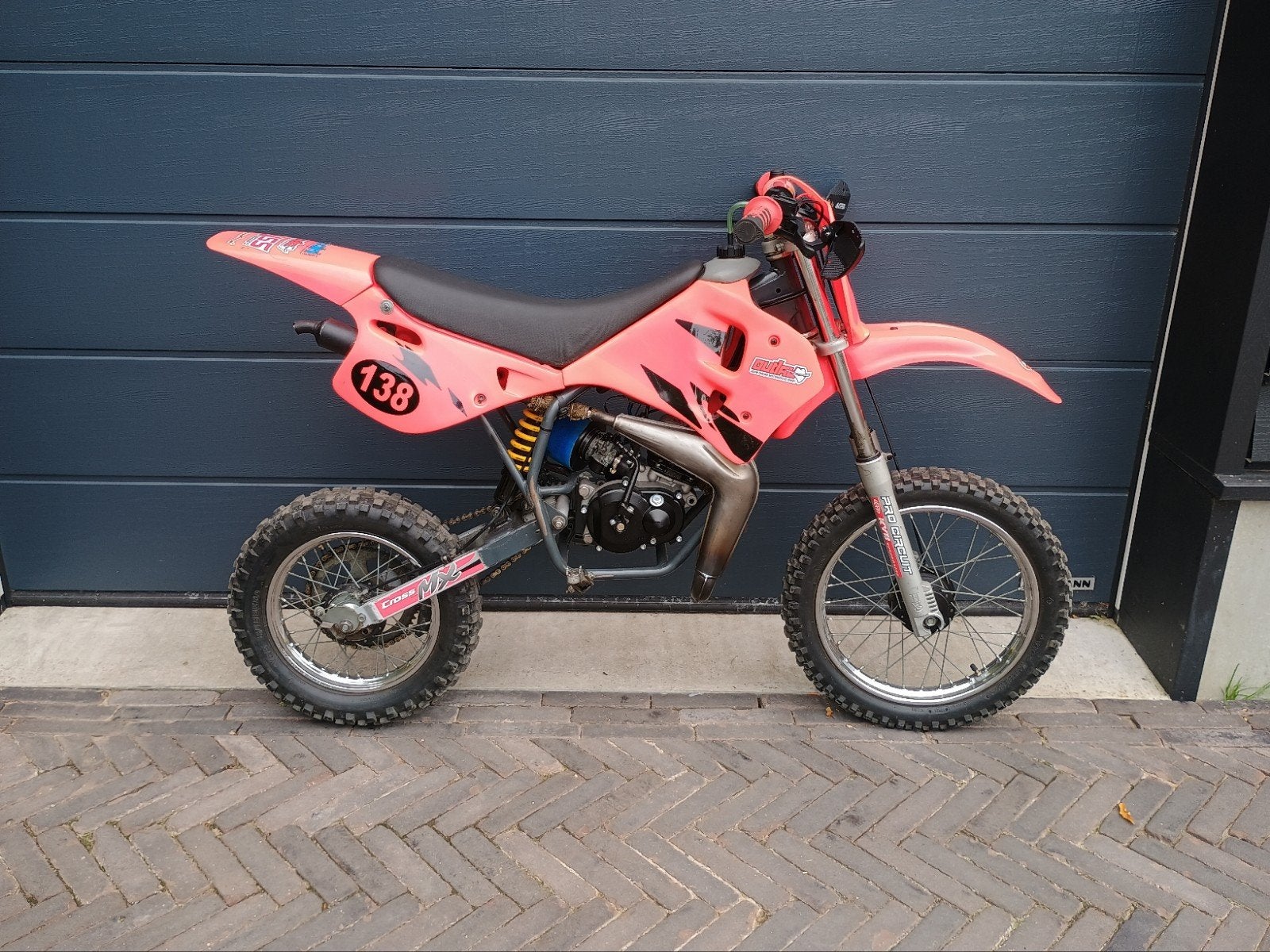 MX 50 Cross Midi crossbrommer + extra's en nieuw blok, Ophalen of Verzenden, 50 cc, Overige typen