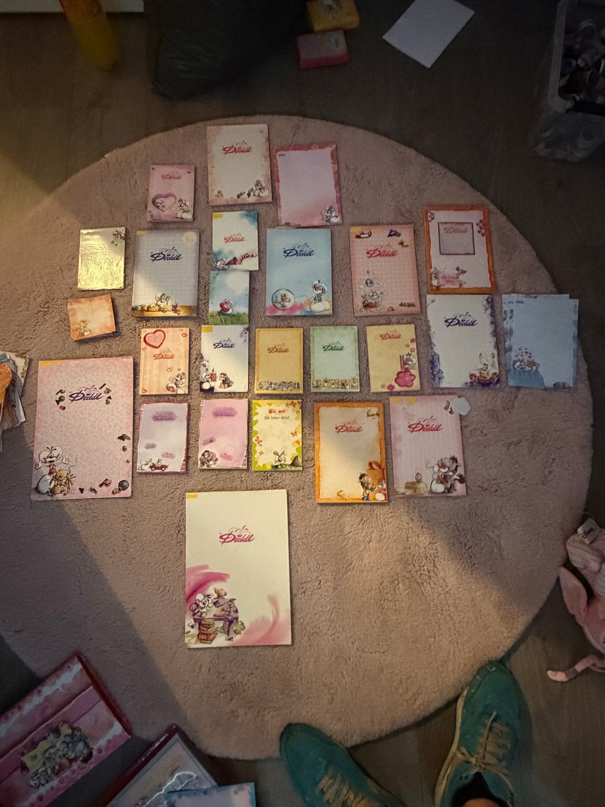 💜 Diddl Verzameling:24 Blaadjes – Vintage 20+ Jaar Oud, Ophalen of Verzenden, Zo goed als nieuw, Papier, Kaart of Schrift