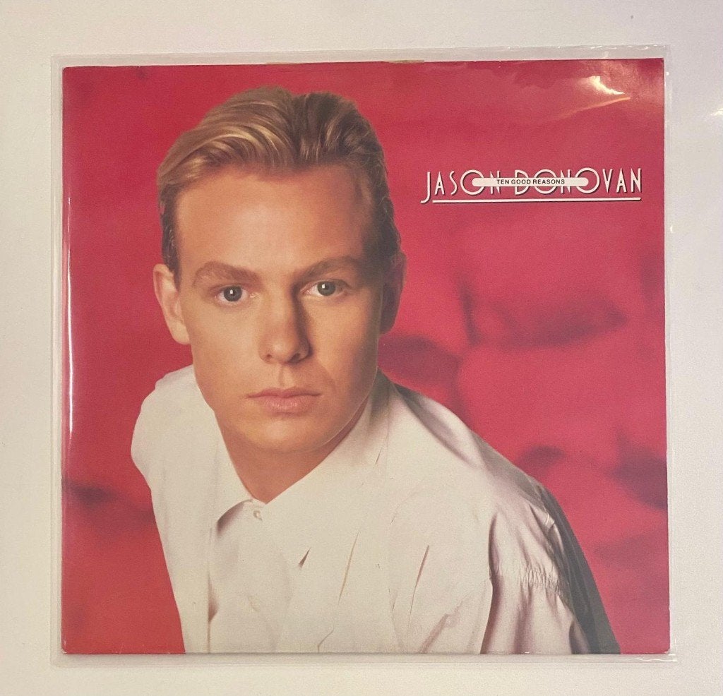 Jason Donovan – Ten Good Reasons 1989 Germany nm/vg+, LP, Pop, Ophalen of Verzenden, Zo goed als nieuw