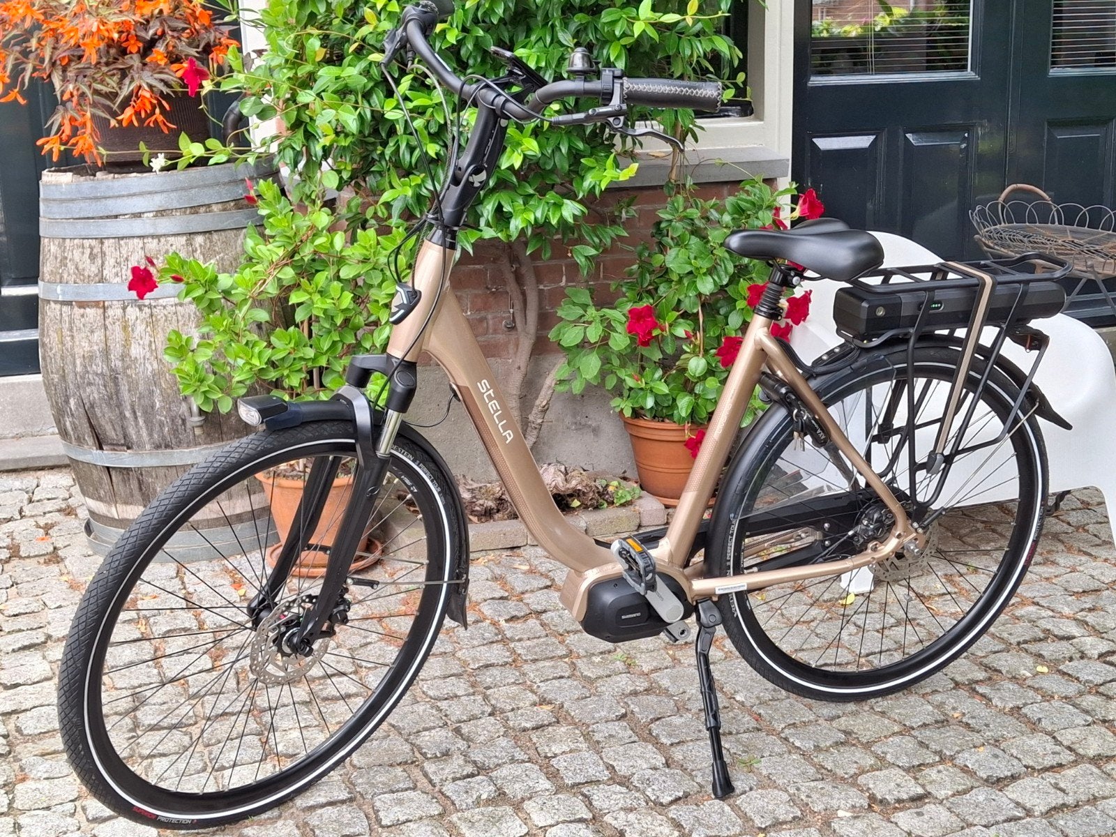 E-Bike 250km Stella Livorno MDS Superior Gold middenmotor!, Fietsen en Brommers, Zo goed als nieuw, 51 tot 55 cm, 50 km per accu of meer