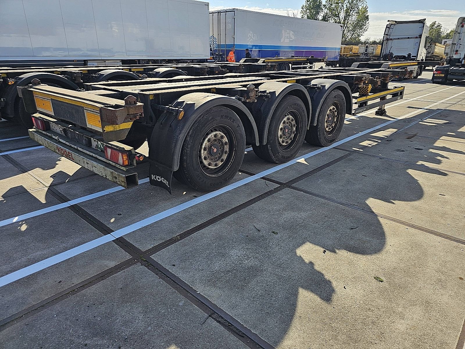 KOGEL SW24 MULTI 2X 20, 1X30, 1X40, HIGHCUBE, 20FT MITTIG, L, Overige kleuren, Bedrijf, Aanhangers en Opleggers, Te koop