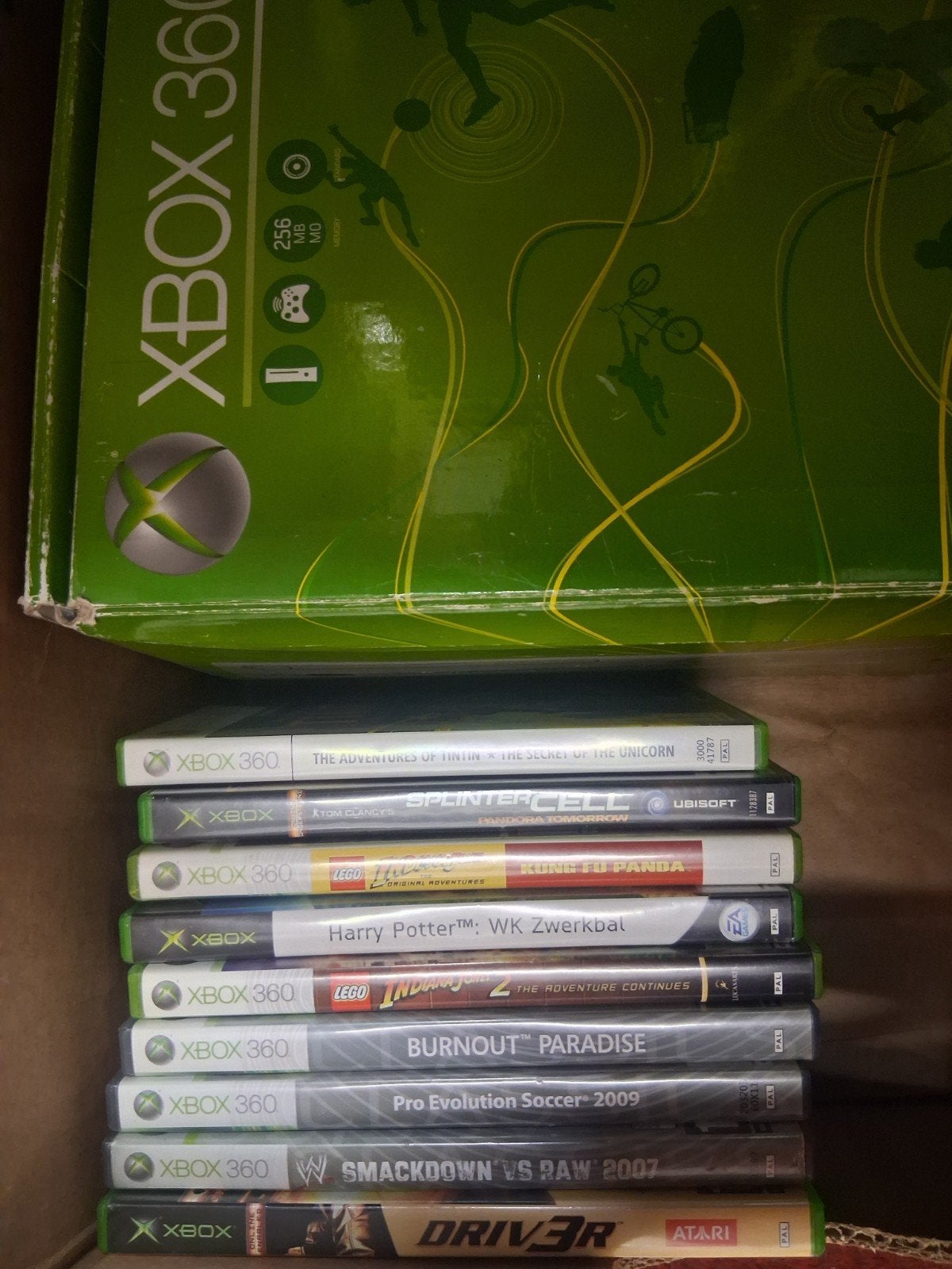 Xbox 360 met 2 controllers en 9 games, Spelcomputers en Games, Avontuur en Actie, Gebruikt, 2 spelers, Ophalen of Verzenden