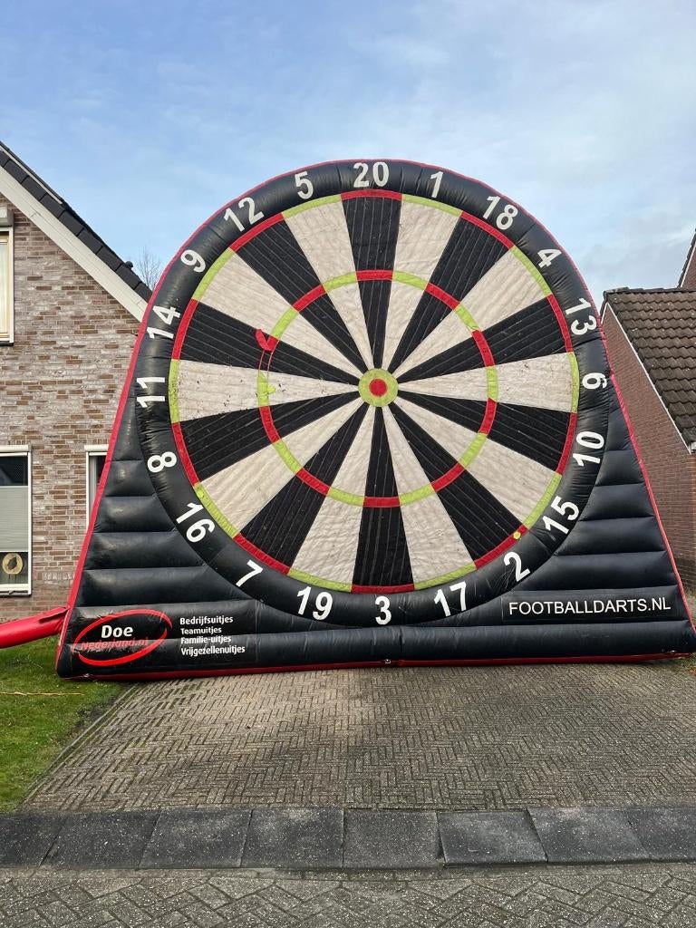 Opblaasbaar Voetbal Dartbord XXL te koop!, Ophalen, Gebruikt, Overige typen, Overige