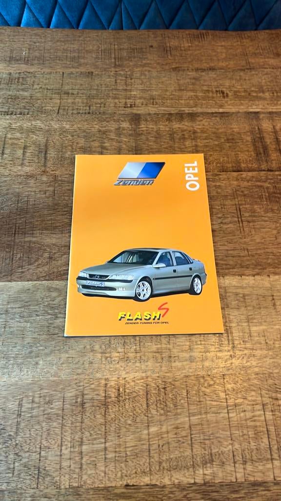 Zender Flash S Tuning Brochure Opel Tigra Corsa Vectra, Ophalen of Verzenden, Zo goed als nieuw, Opel
