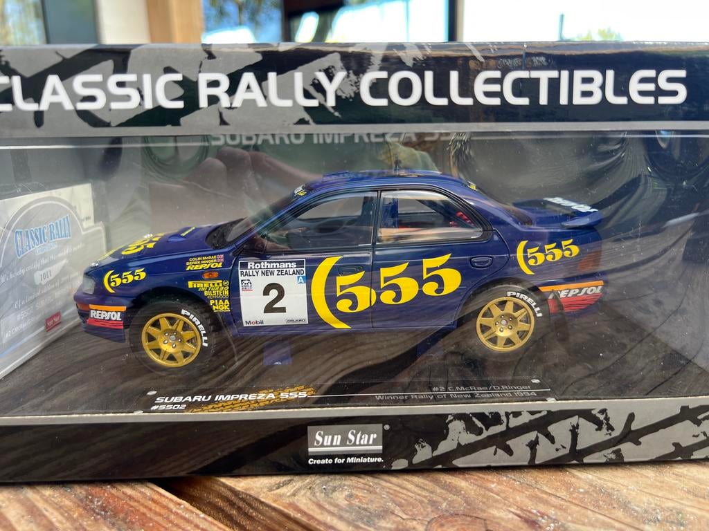 1/18 Sunstar Subaru WRC colin Mc Rae, Hobby en Vrije tijd, Modelauto's | 1:18, Ophalen of Verzenden, Zo goed als nieuw