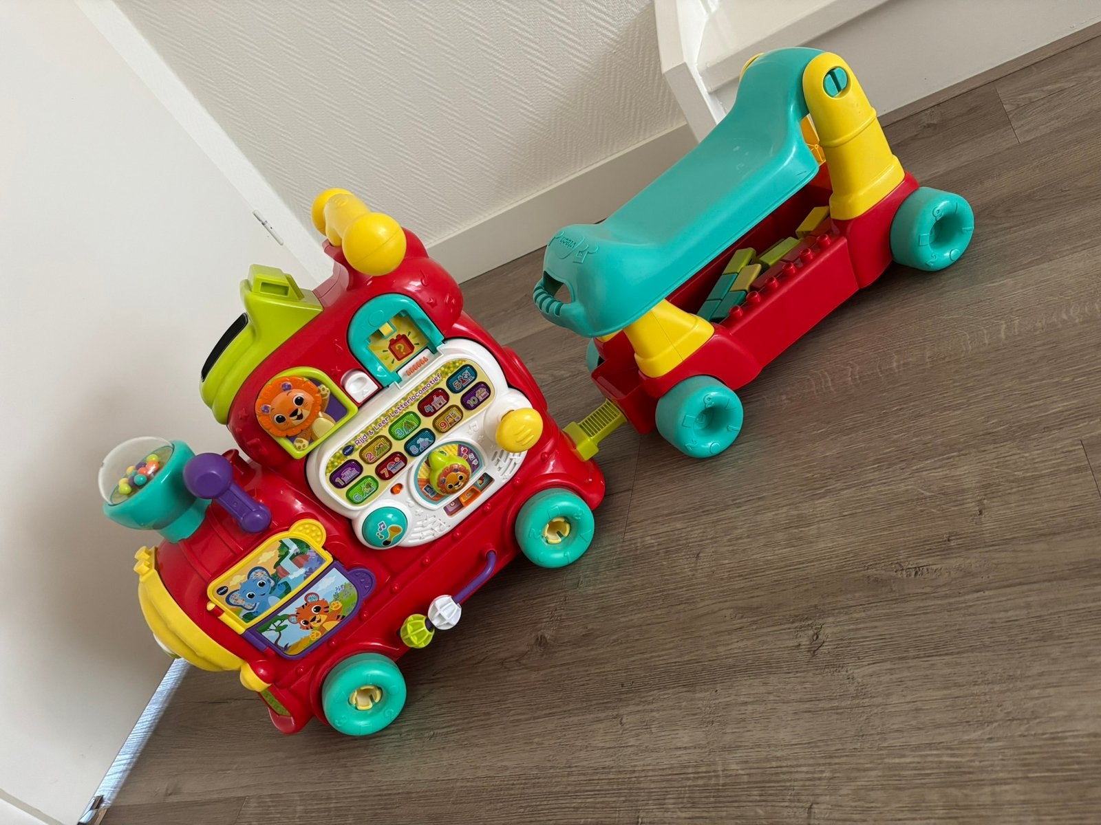 Vtech rijd & leer letterlocomotief, Ophalen, Gebruikt