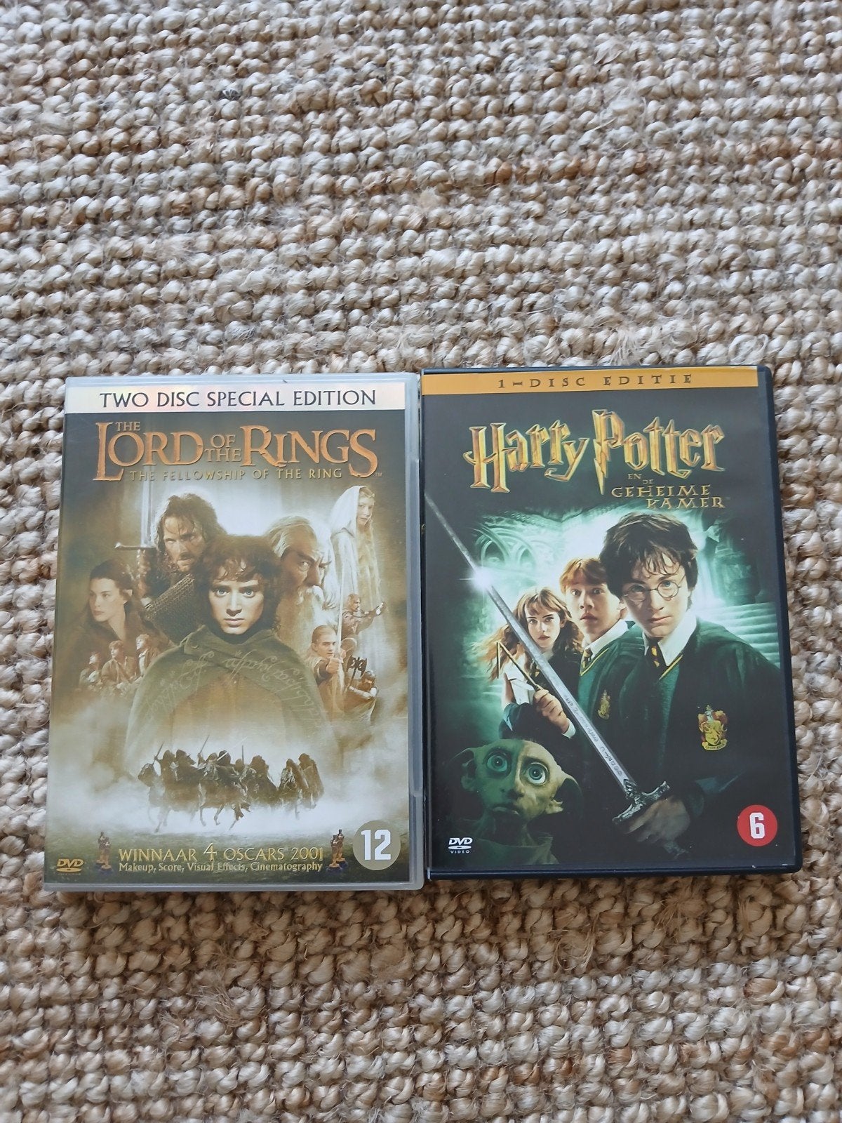 Lord of the Rings & Harry Potter DVD's - Special Editions, Cd's en Dvd's, Gebruikt, Verzenden, Fantasy, Inclusief doosje