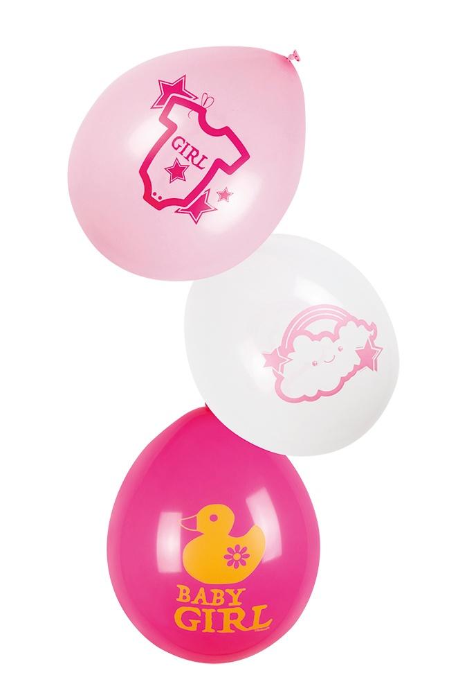 Ballonnen baby girl (53214), Versiering, Info@all4funbaarlo.nl, A, Nieuw