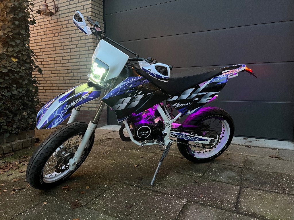CPI SUPERMOTO 75cc am6 schakelbrommer, Fietsen en Brommers, 6 versnellingen, Gebruikt, Ophalen, Overige merken