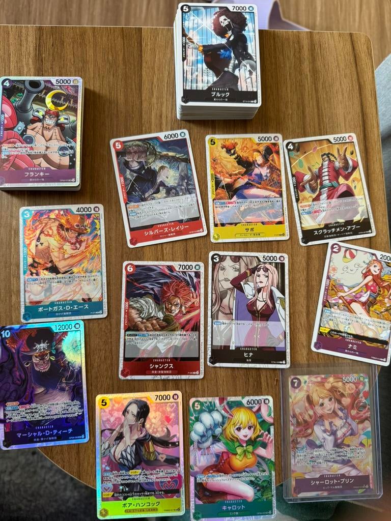 Pokemon bulk en one piece kaarten, Ophalen of Verzenden, Zo goed als nieuw, Meerdere kaarten
