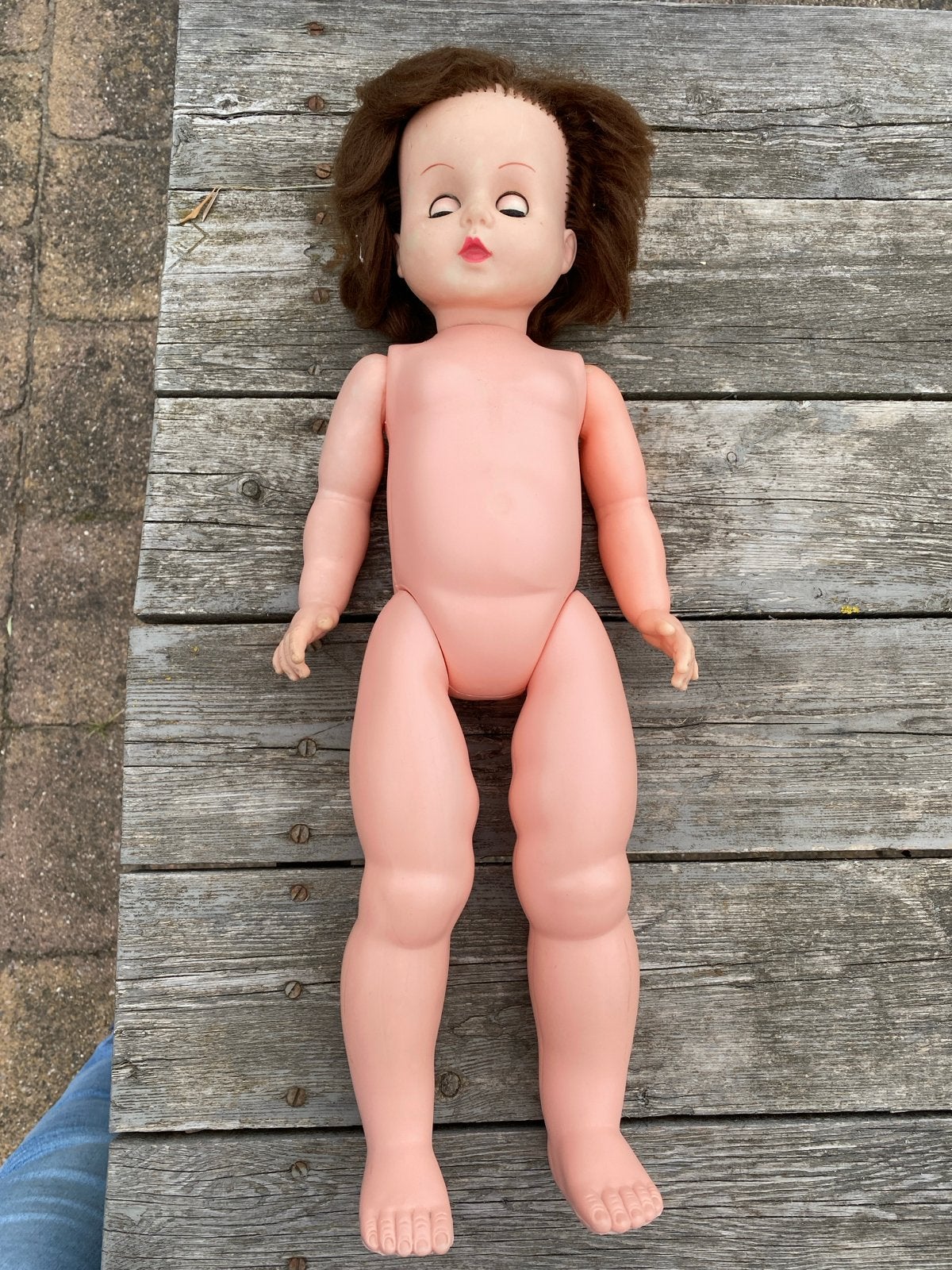 Vintage Pop Haasbrero met slaapogen en spraakfunctie, Ophalen of Verzenden, Gebruikt, Pop