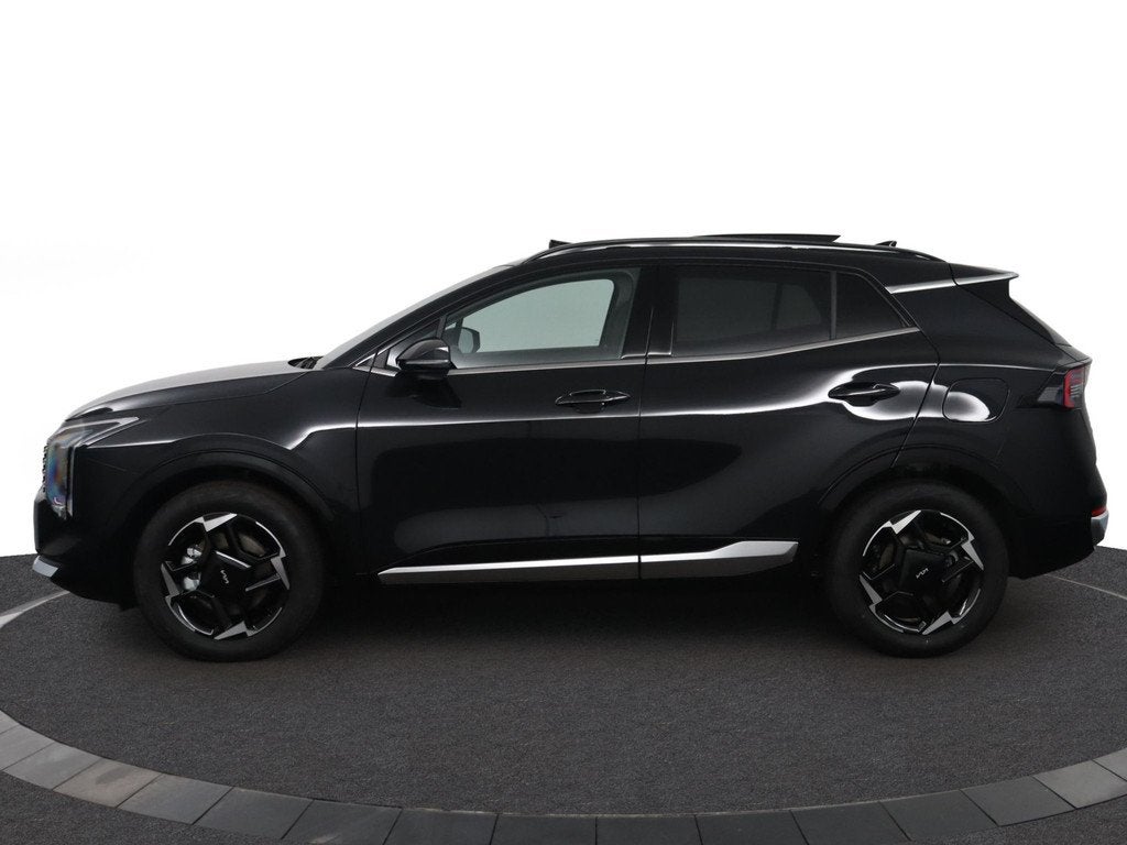 Kia Sportage 1.6 T-GDi Hybrid DynamicPlusLine - €5.000,- v, Auto's, Kia, Adaptive Cruise Control, 4 cilinders, Leder en Stof, Zwart