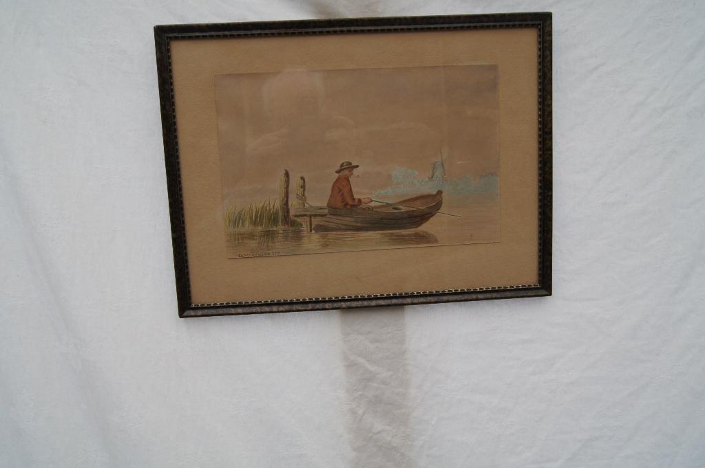 aquarel  ( CAW. J. van de Laar 1918, Ophalen of Verzenden