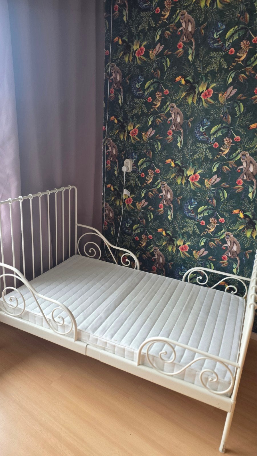 Ikea minnen meegroei peuterbed, Gebruikt, 70 tot 85 cm, 140 tot 160 cm, Ophalen