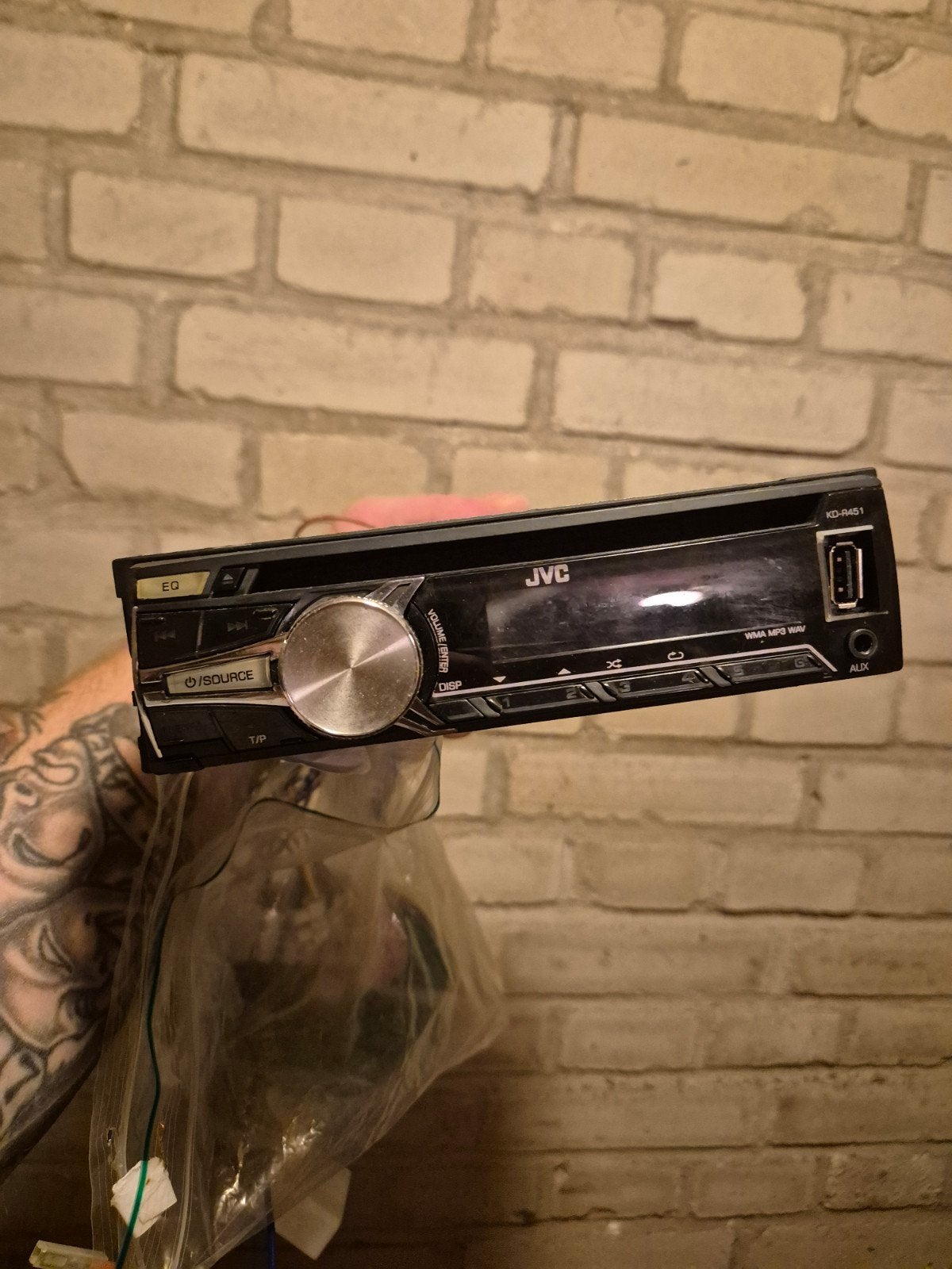 jvc autoradio, Ophalen