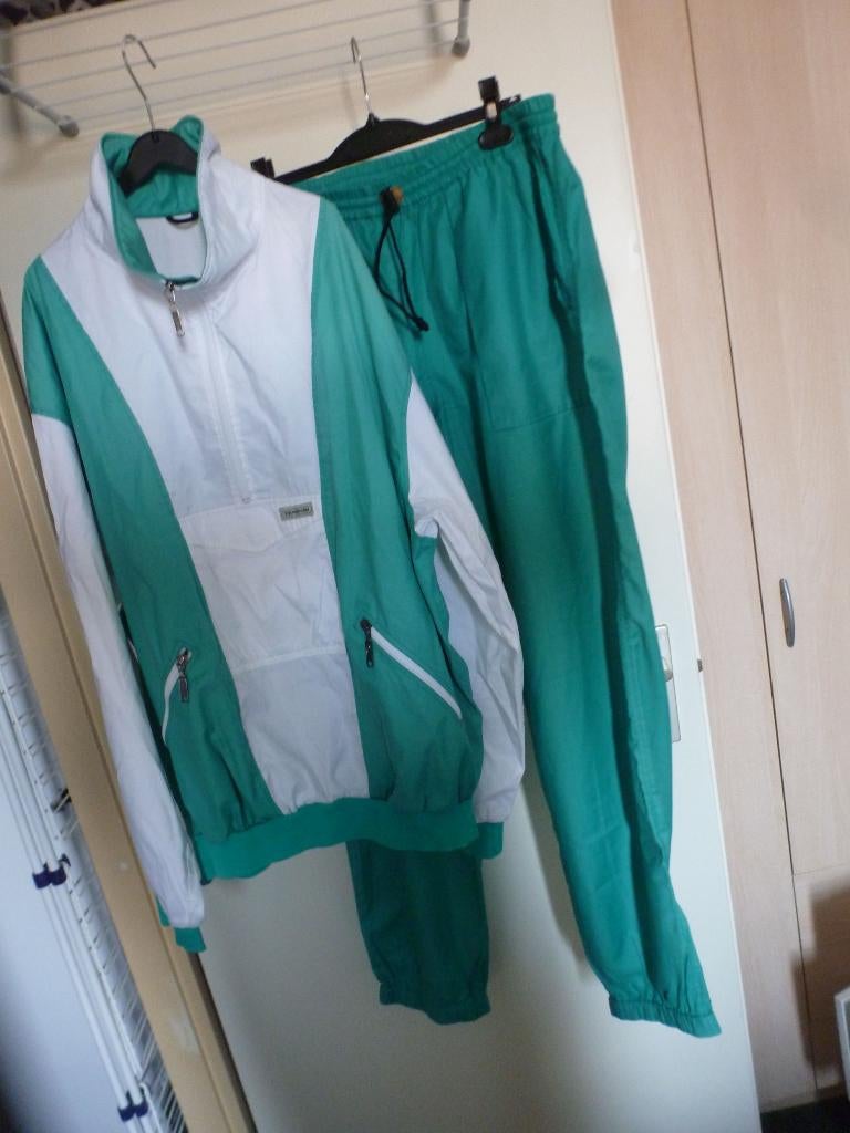 TENSON 2 delig sport pak BROEK + JACK 46  -GRATIS zend, Verzenden, Maat 46/48 (XL) of groter, Groen, Fitness of Aerobics