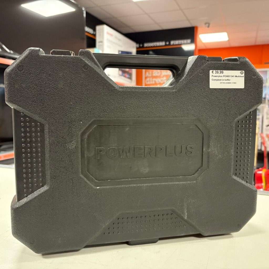 Powerplus POWX1341 Multitool Compleet in koffer, Powerplus, Zo goed als nieuw, https://www.powerplus.com/nl/contact, Lievensveld 5, 8560 Wevelgem, België
