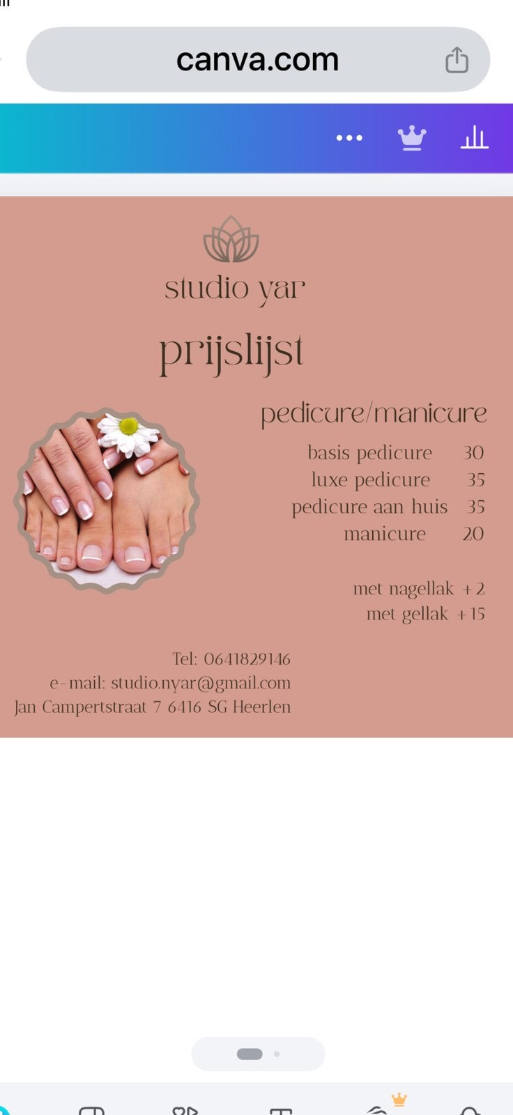 Manicure en pedicure, Ophalen of Verzenden, Zo goed als nieuw, Overige typen