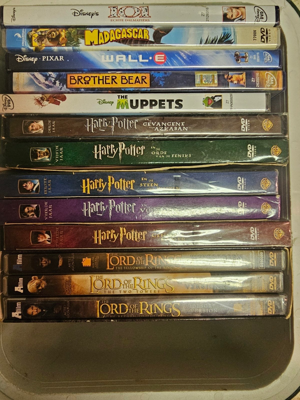 Grote DVD collectie: Disney, Harry Potter, Lord of the Rings, Gebruikt, Alle leeftijden, Nederlands, Ophalen of Verzenden