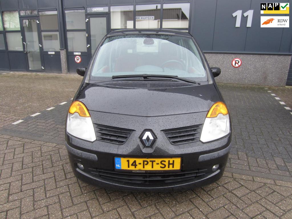 Renault Modus 1.6-16V Dynamique Luxe 2005 Automaat NAP! APK, Auto's, Renault, Gebruikt, 4 cilinders, Zwart, Origineel Nederlands