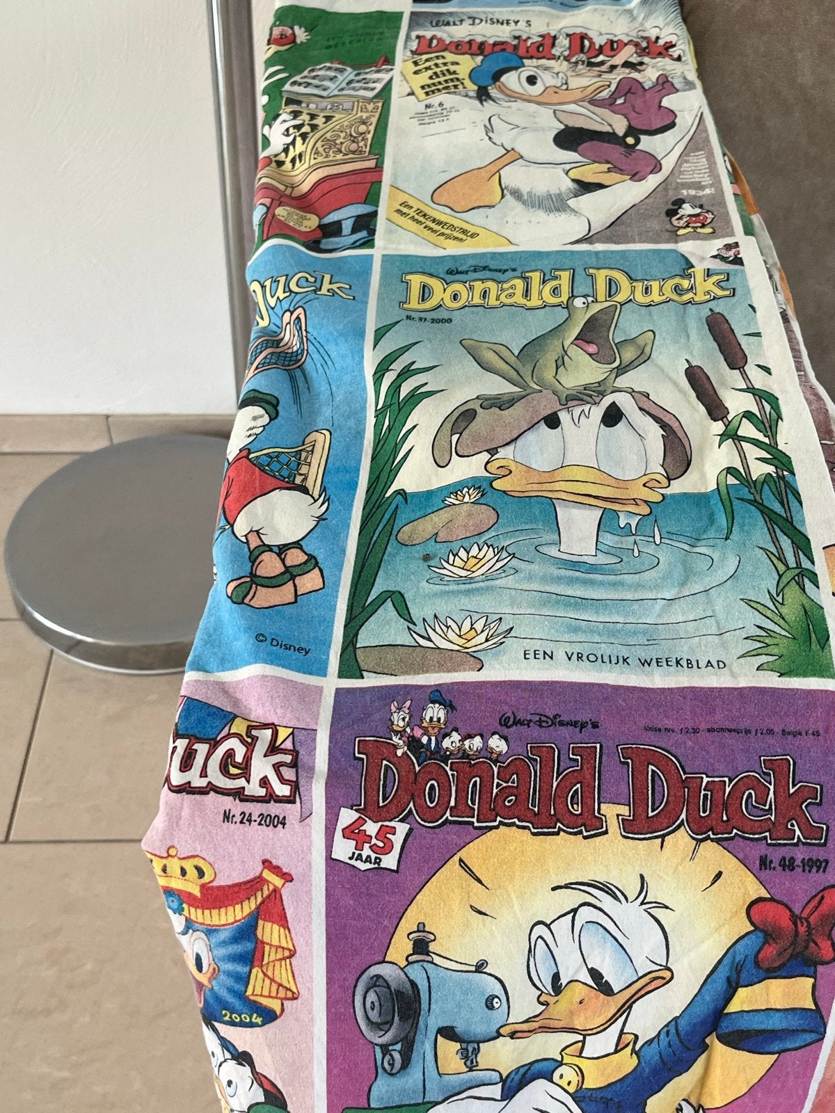 1-persoons dekbedovertrek Donald Duck, Ophalen, Gebruikt, Overige kleuren, Jongetje of Meisje
