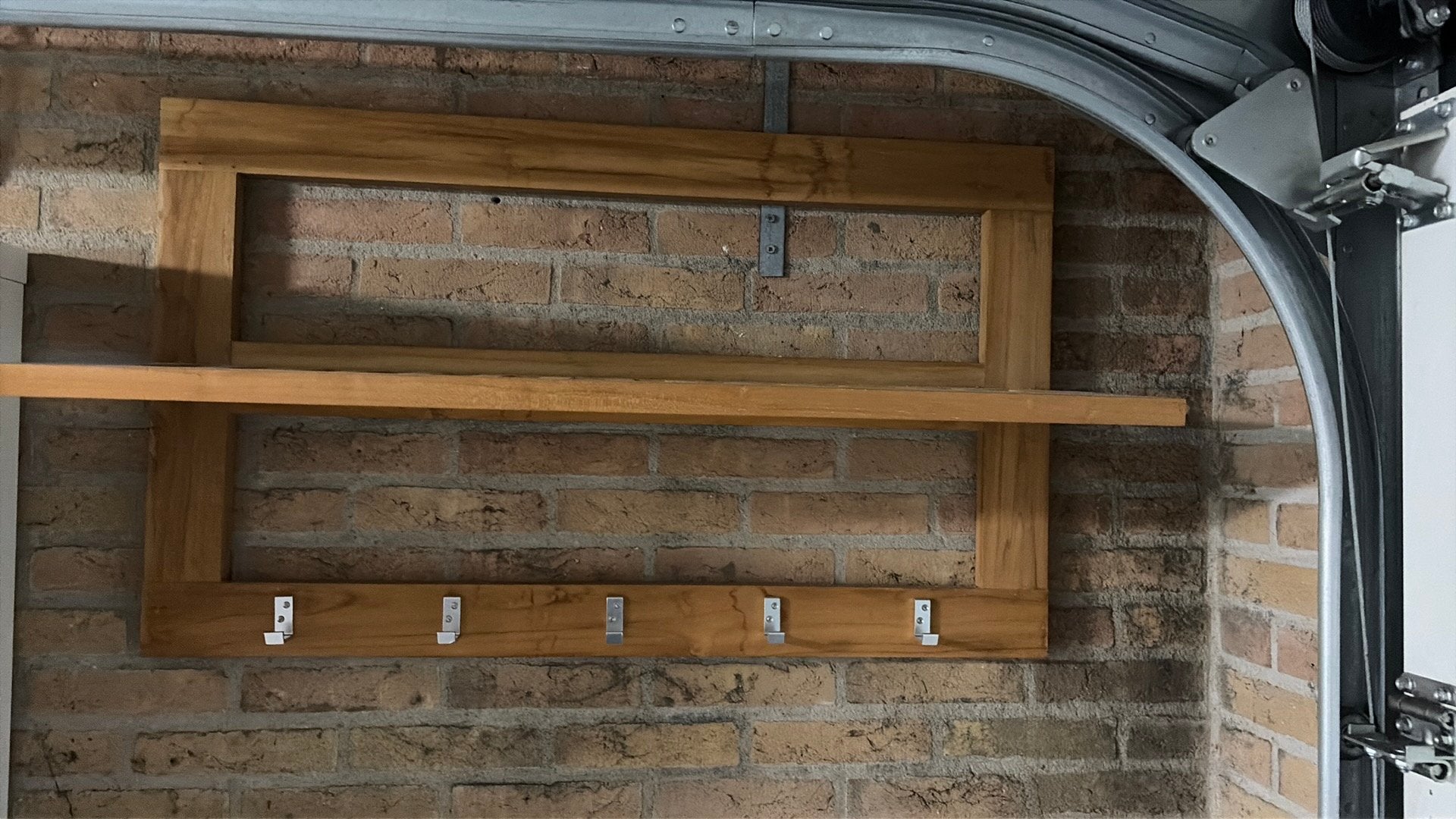 Kapstok van teakhout, Gebruikt, Minder dan 100 cm, Hout, Ophalen